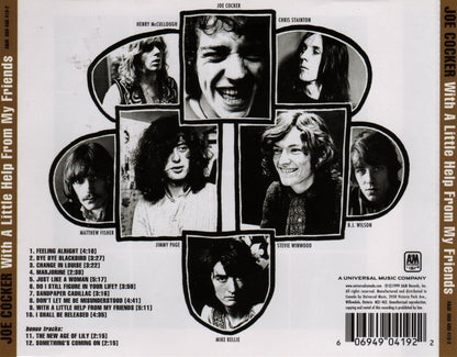 Joe Cocker – With a Little Help from My Friends Music CD