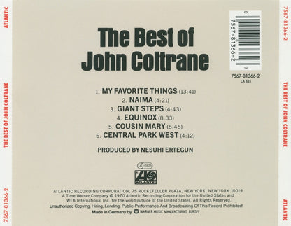 John Coltrane – Best of Music CD