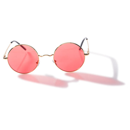 Music Singer John L Vintage Round Glasses Halloween Costume Accessory Sunglasses