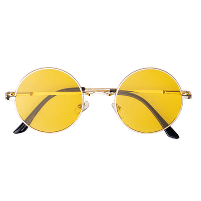 Music Singer John L Vintage Round Glasses Halloween Costume Accessory Sunglasses