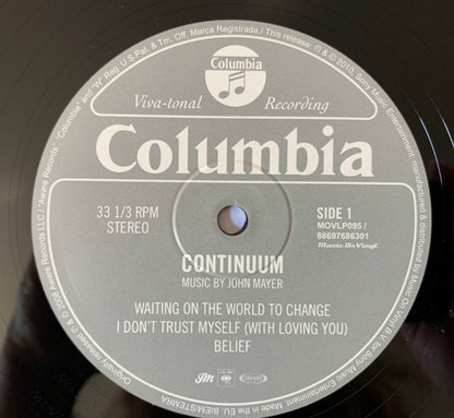 John Mayer – Continuum (180 Gram 2-LP Vinyl) Vinyl Record