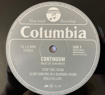 John Mayer – Continuum (180 Gram 2-LP Vinyl) Vinyl Record