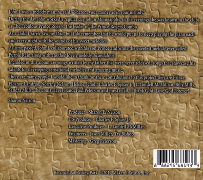 John Nelson L – Don't Play With Love - The John L. Nelson Project Music CD