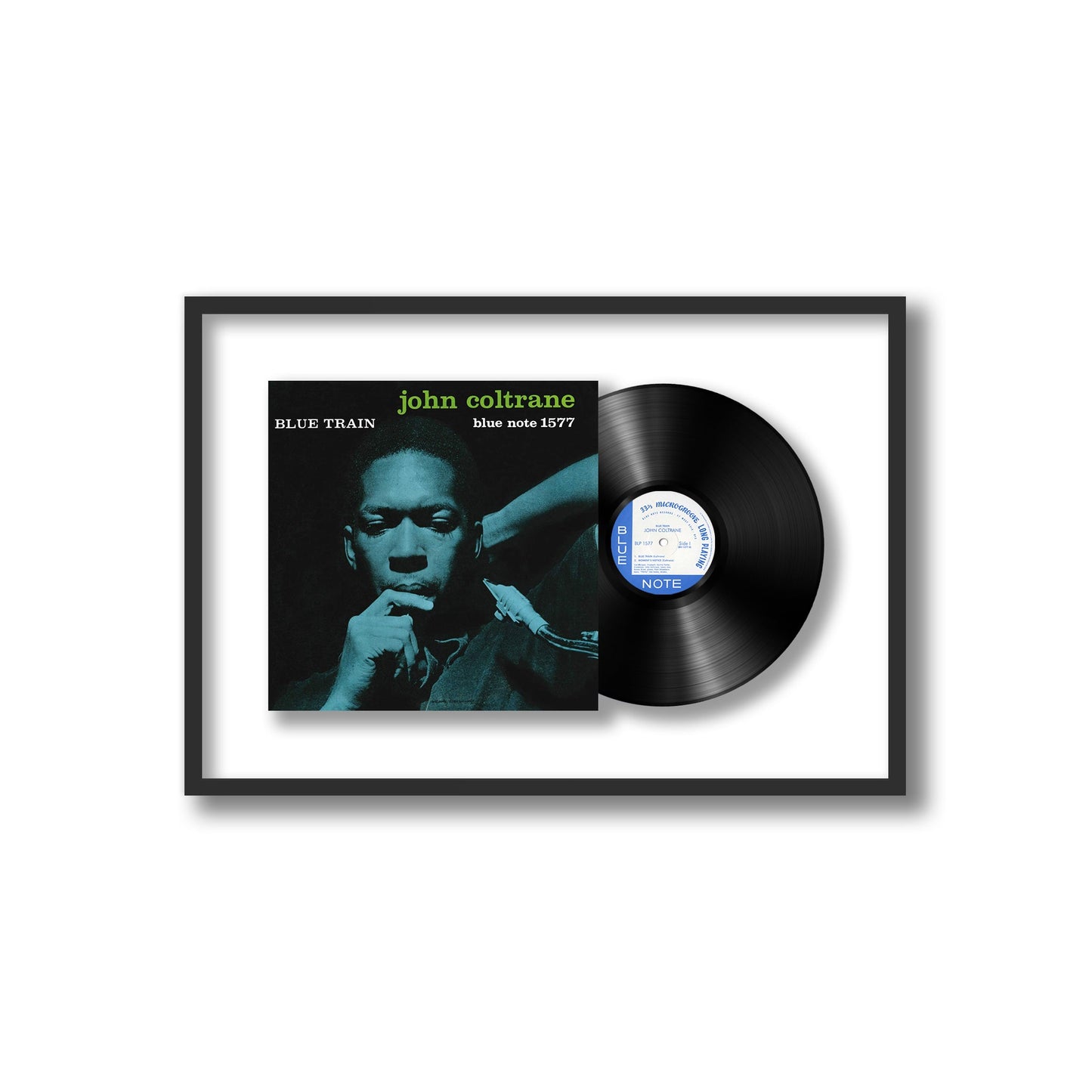 John Coltrane Blue Train Framed Vinyl Record