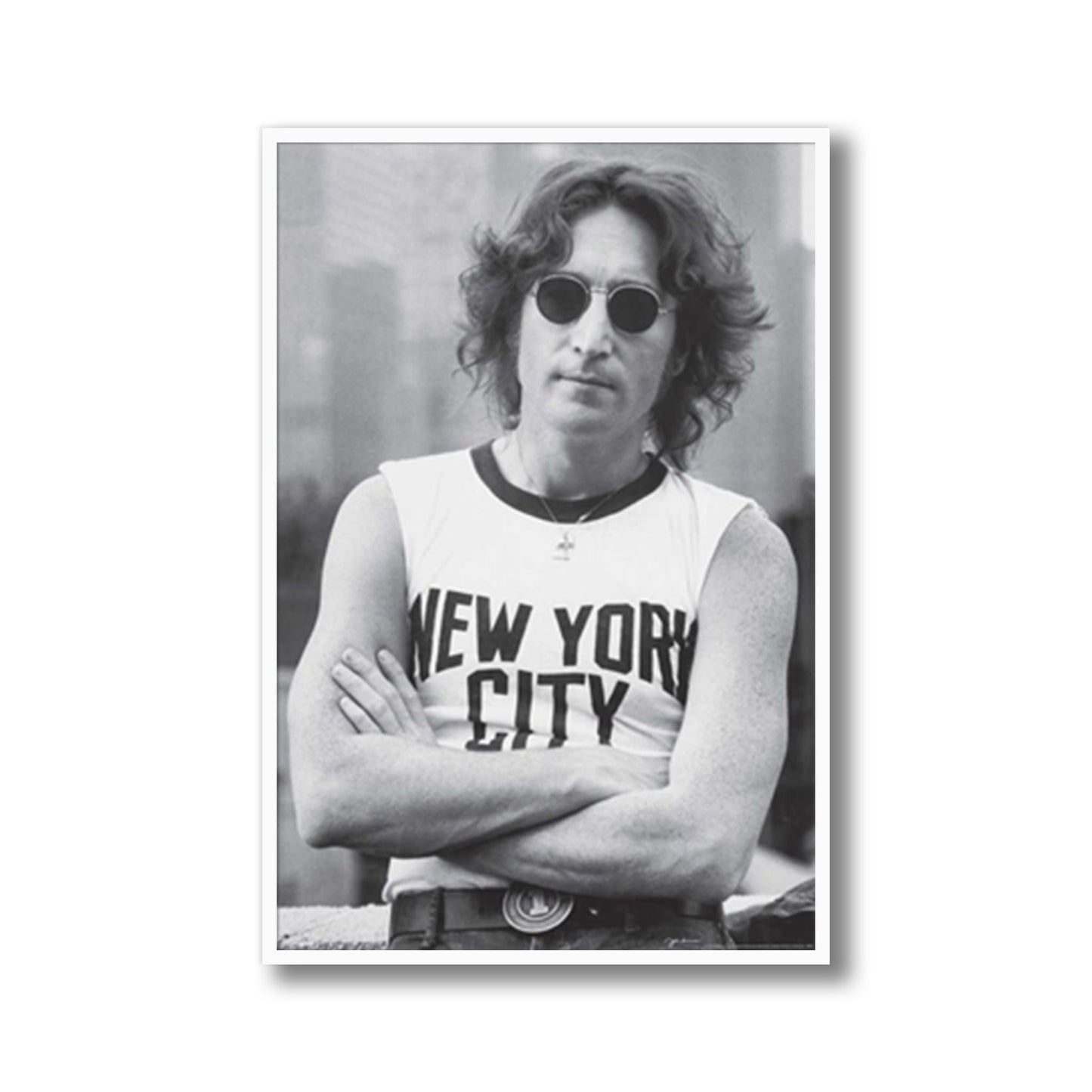 John Lennon New York City Framed Poster