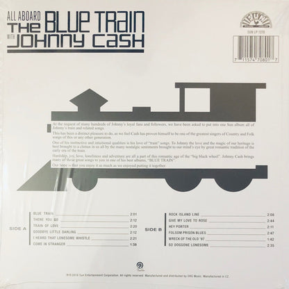 Johnny Cash – All Aboard The Blue Train With Johnny Cash (LP Vinyl) Vinyl Record