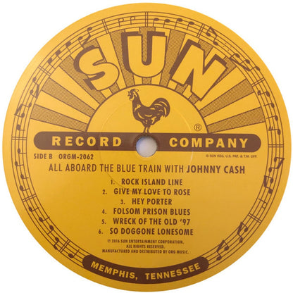 Johnny Cash – All Aboard The Blue Train With Johnny Cash (LP Vinyl) Vinyl Record