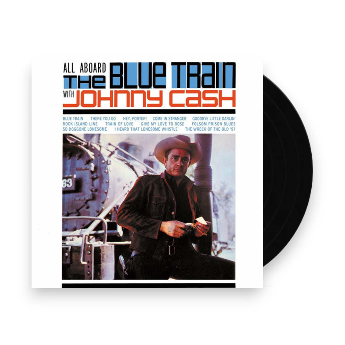 Johnny Cash – All Aboard The Blue Train With Johnny Cash (LP Vinyl) Vinyl Record