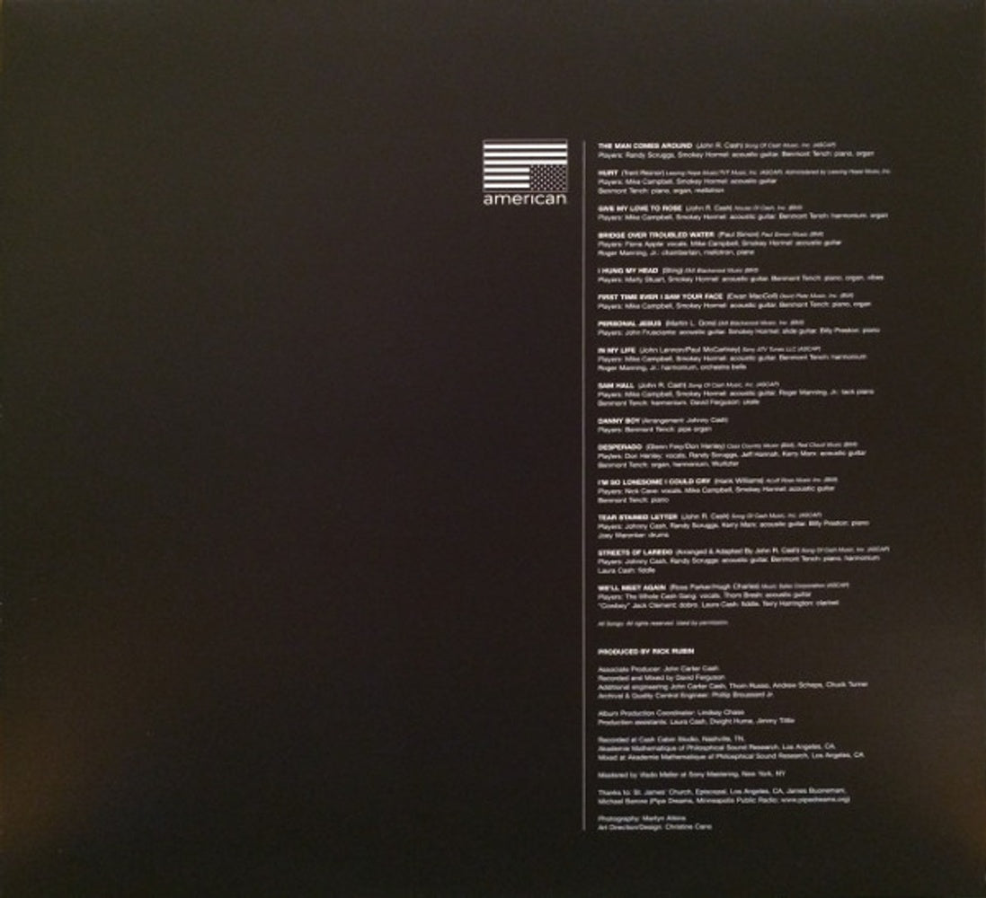 Johnny Cash – American IV: The Man Comes Around (Limited Edition 2-LP Vinyl) Vinyl Record