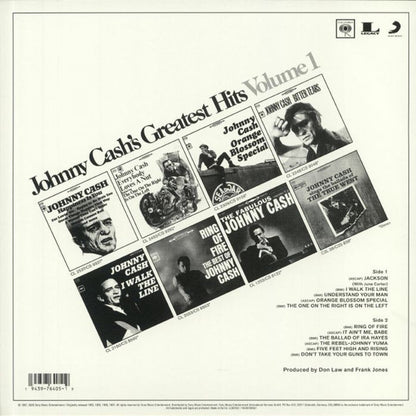 Johnny Cash – Greatest Hits Volume 1 (LP Vinyl) Vinyl Record