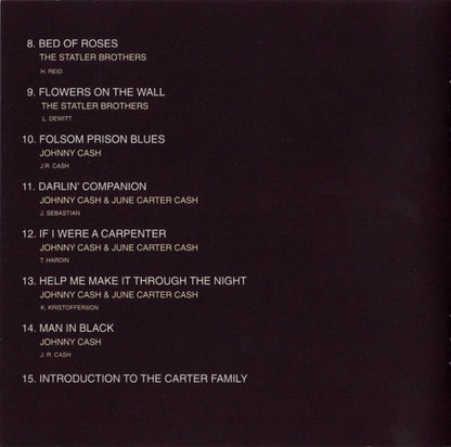 Johnny Cash – Man in Black: Live in Demark 1971 Music CD