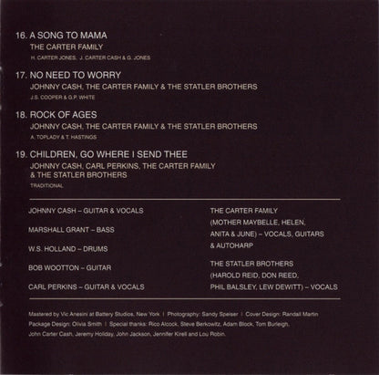 Johnny Cash – Man in Black: Live in Demark 1971 Music CD