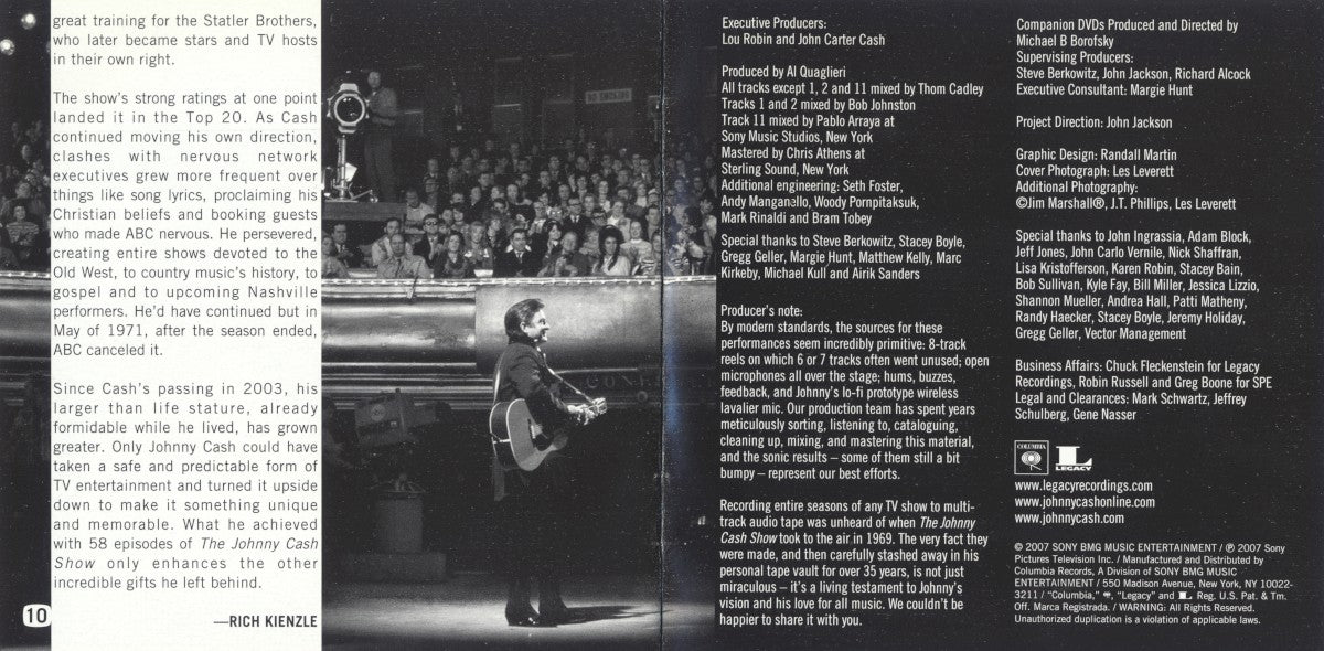 Johnny Cash – The Best Of The Johnny Cash TV Show Music CD