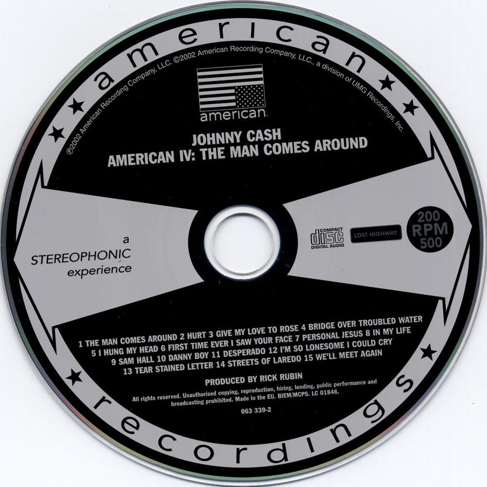 Johnny Cash – The Man Comes Around Music CD