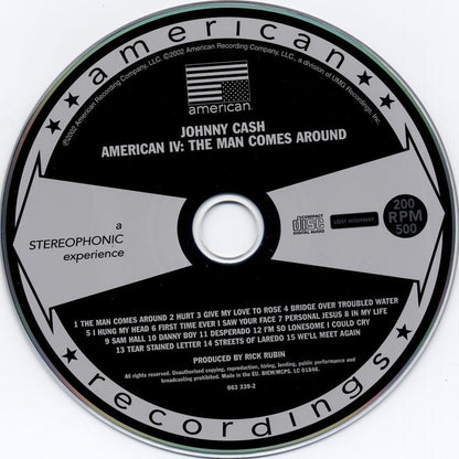 Johnny Cash – The Man Comes Around Music CD