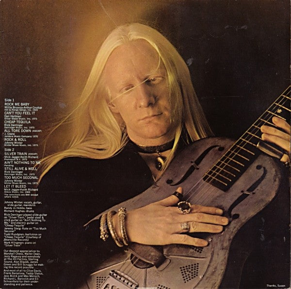 Johnny Winter – Still Alive and Well Music CD
