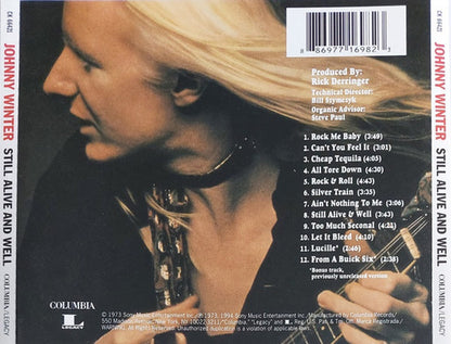 Johnny Winter – Still Alive and Well Music CD
