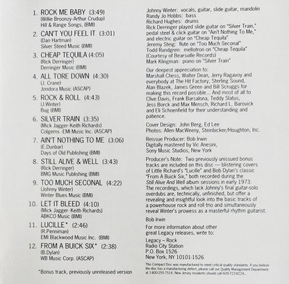 Johnny Winter – Still Alive and Well Music CD