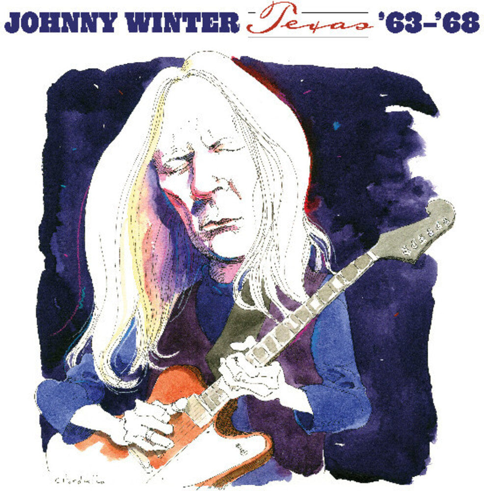 Johnny Winter – Texas 63-68 (White LP Vinyl) Vinyl Record