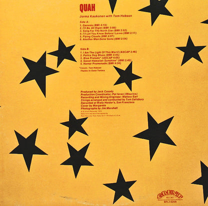 Jorma Kaukonen – Quah Music CD