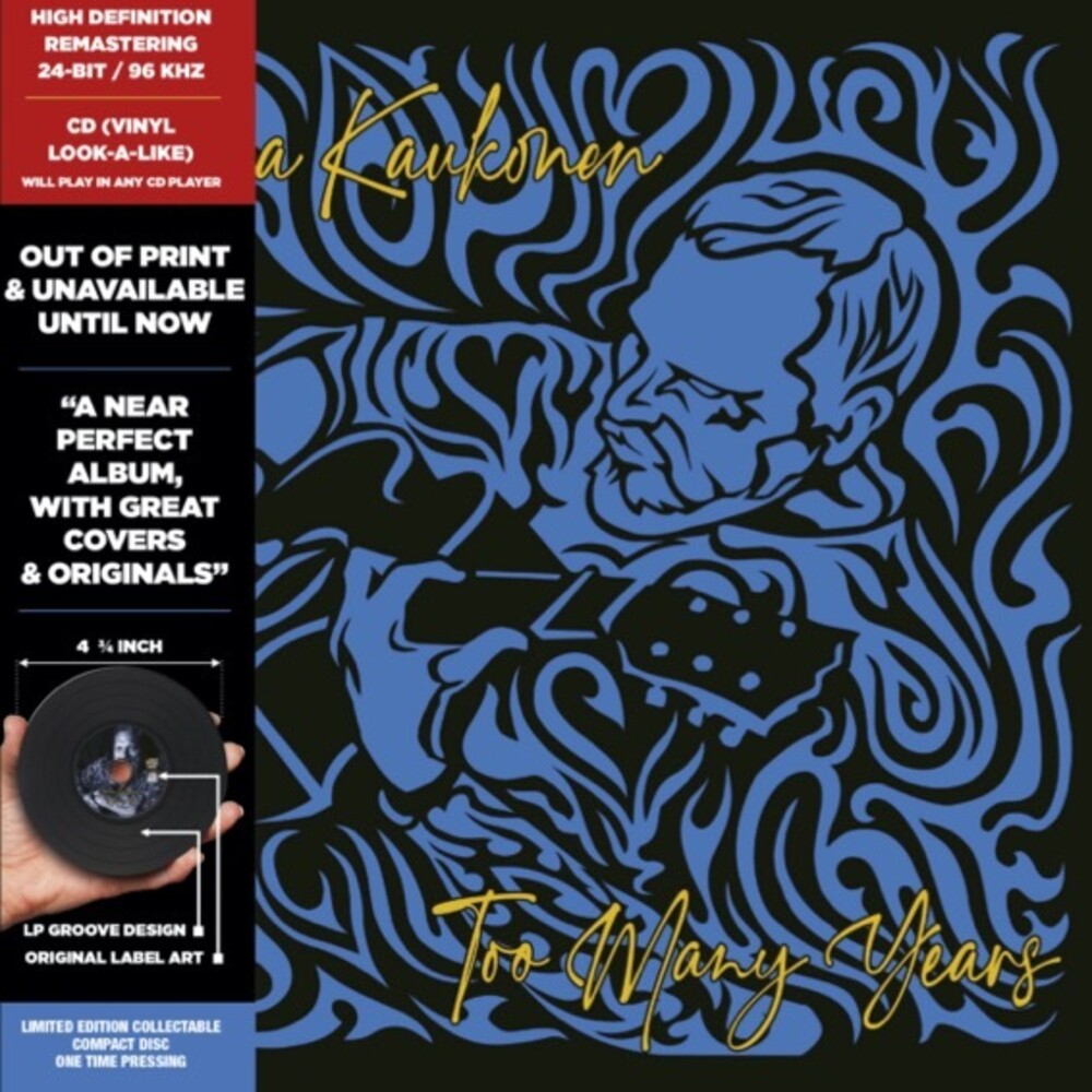Jorma Kaukonen – Too Many Years (2-LP Vinyl) Vinyl Record