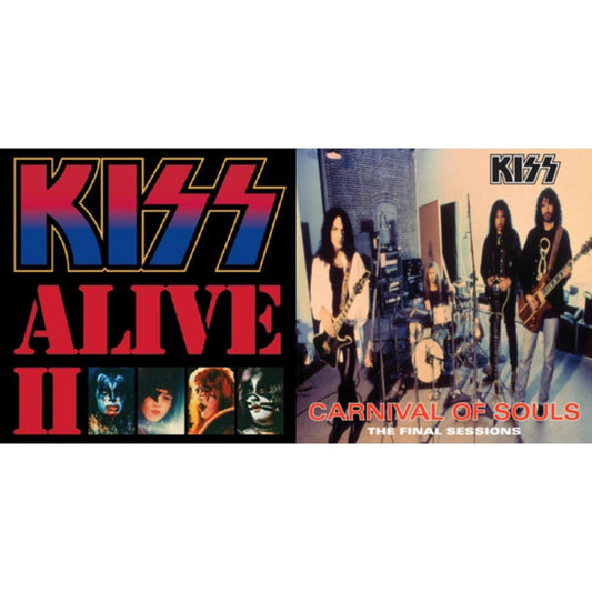 Kiss - Alive Ii & Carnival Of Souls - LP Vinyl Bundle