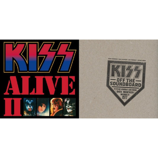 Kiss - Kiss Off The Soundboard: Live In Des Moines (2LP) & Alive Ii