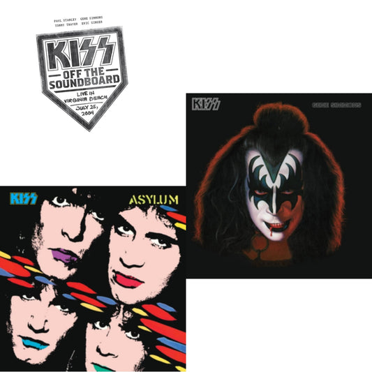 Kiss - Kiss Off The Soundboard: Live In Virginia Beach (3LP) & Asylum & Gene Simmons