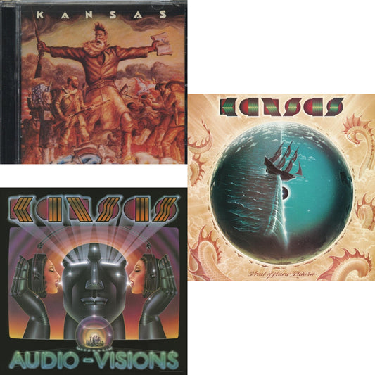 Kansas - Kansas & Audio - Visions & Point Of Know Return - CD Bundle