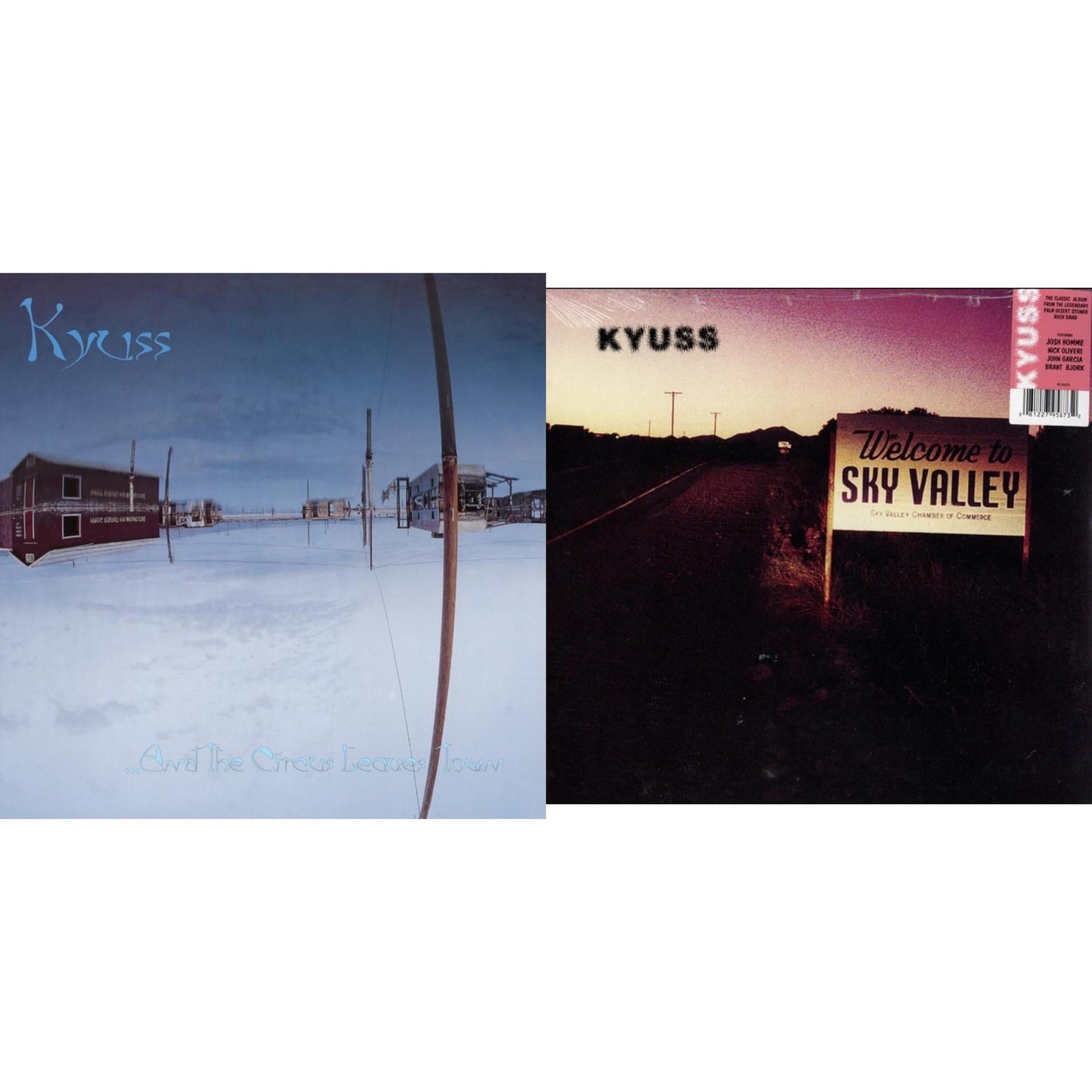 Kyuss - Welcome To Sky Valley & And The Circus Leaves Town - LP Vinyl Bundle