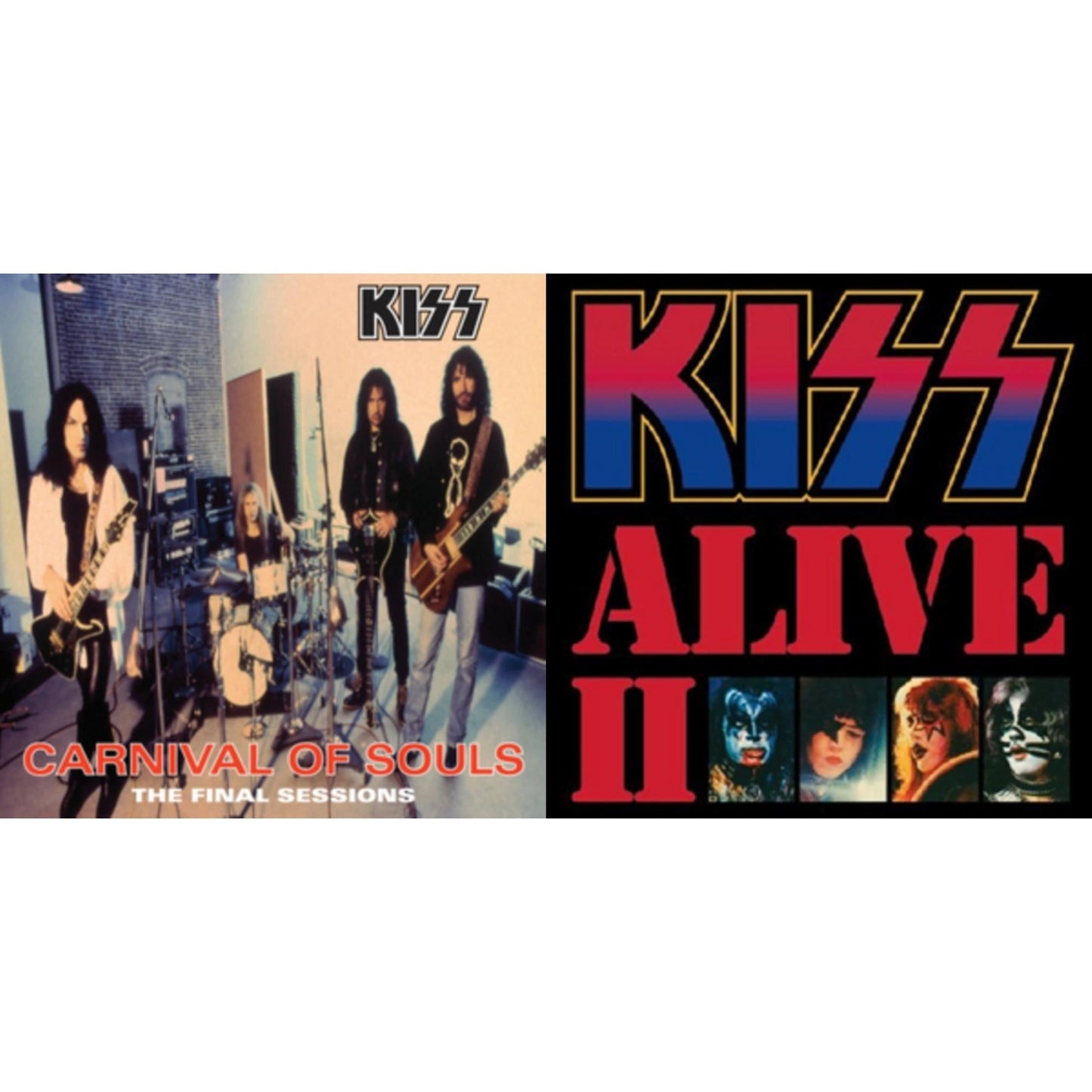 Kiss - Carnival Of Souls & Alive Ii - LP Vinyl Bundle