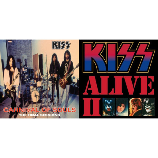 Kiss - Carnival Of Souls & Alive Ii - LP Vinyl Bundle