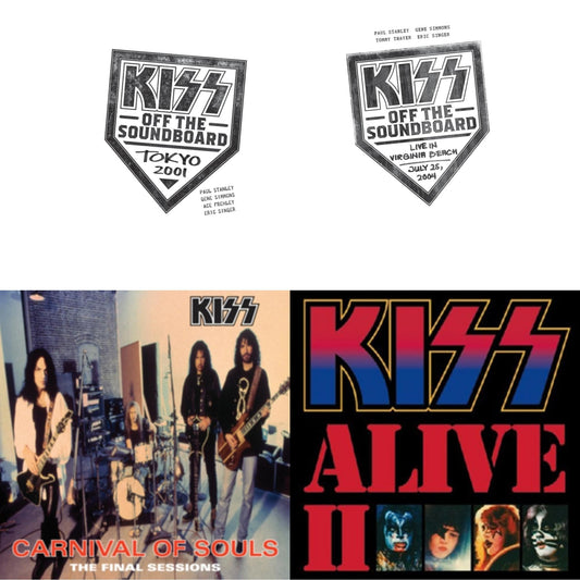 Kiss - Kiss Off The Soundboard: Tokyo 2001 (3LP) & Kiss Off The Soundboard: Live In Virginia Beach (3LP) & Carnival Of Souls & Alive Ii