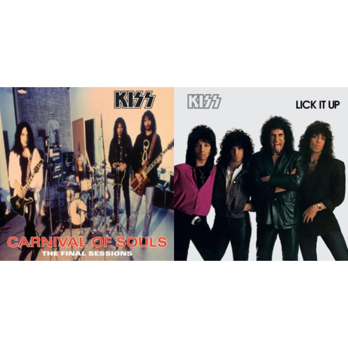 Kiss - Lick It Up & Carnival Of Souls - LP Vinyl Bundle