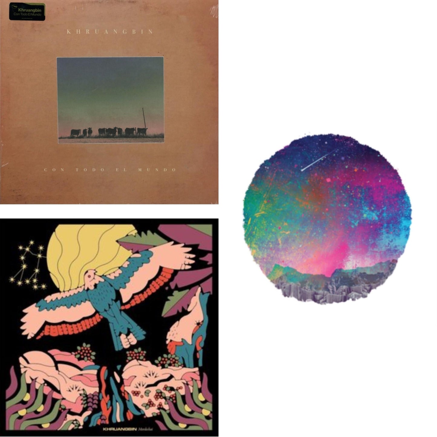 Khruangbin - Universe Smiles Upon You & Con Todo El Mundo & Mordechai - LP Vinyl Bundle