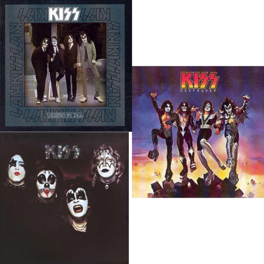 Kiss - Kiss & Dressed To Kill & Destroyer - CD Bundle