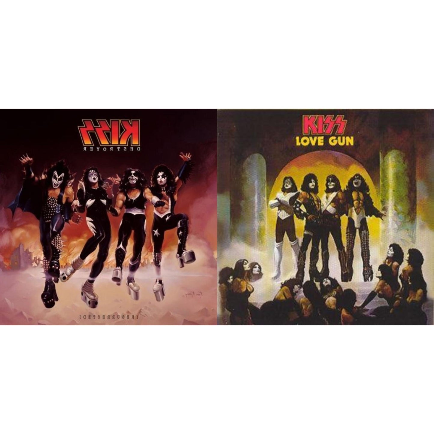 Kiss - Destroyer: Resurrected & Love Gun - CD Bundle