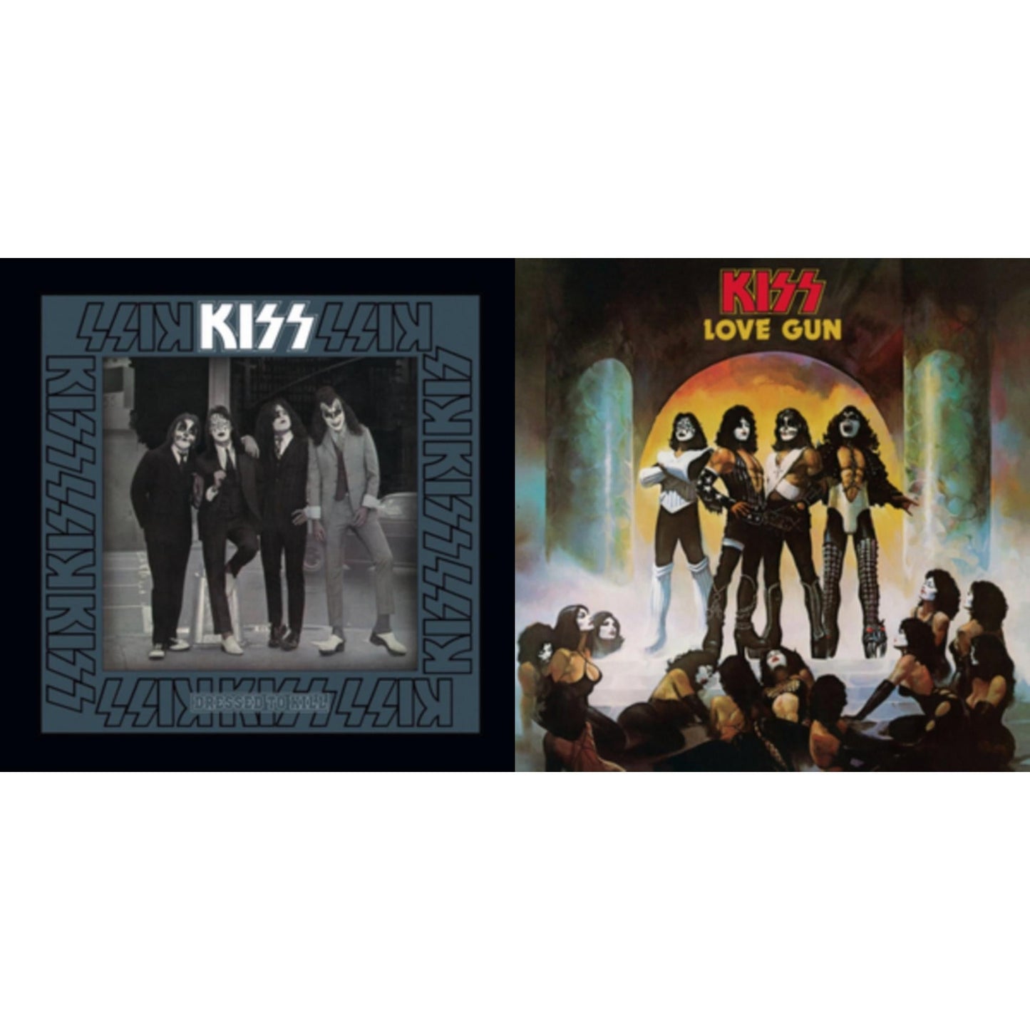 Kiss - Dressed To Kill & Love Gun - LP Vinyl Bundle