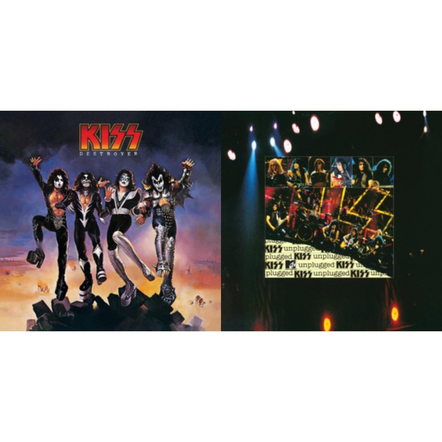 Kiss - Destroyer & Mtv Unplugged - LP Vinyl Bundle