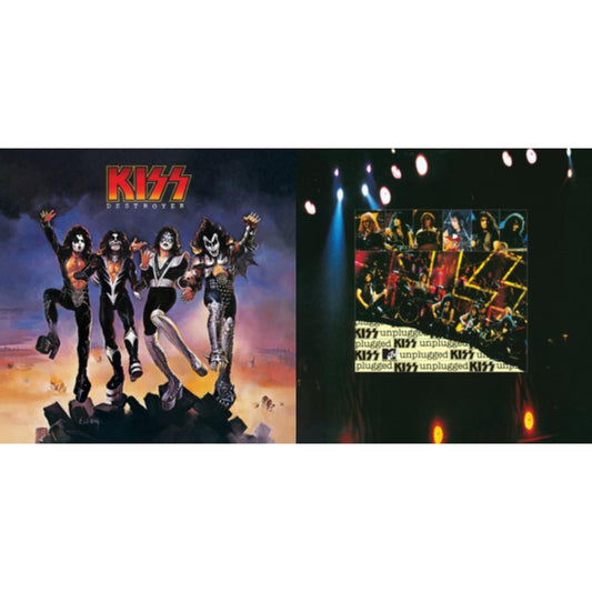 Kiss - Destroyer & Mtv Unplugged - LP Vinyl Bundle