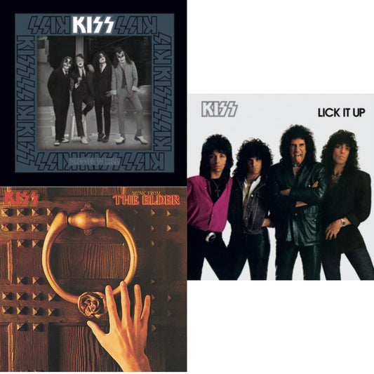 Kiss - Music From The Elder (Half-Speed Master/Clear LP Vinyl/180G) & Lick It Up & Dressed To Kill