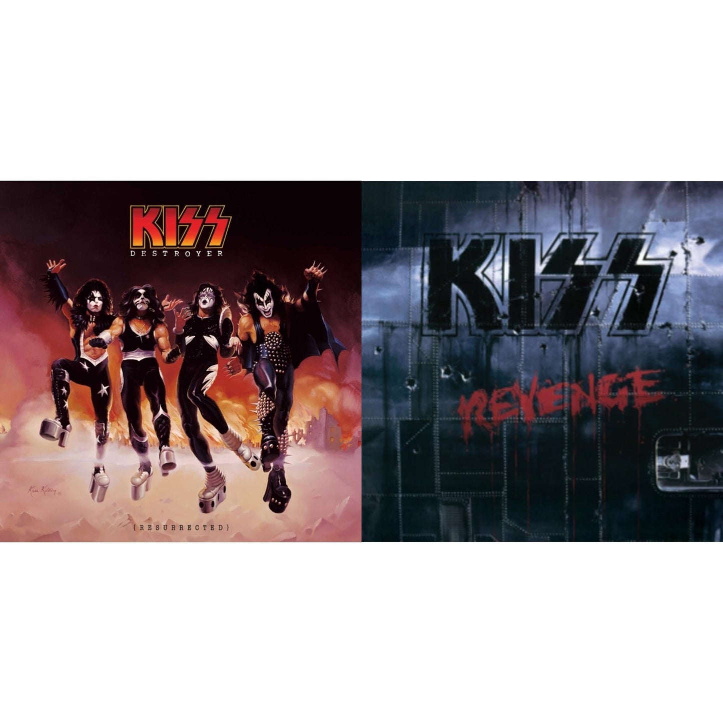 Kiss - Destroyer (Resurrected) (Translucent Orange LP Vinyl) & Revenge