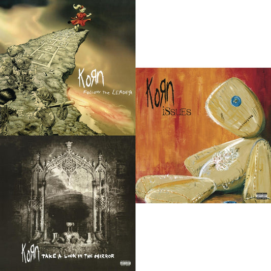 Korn - Issues (X) (2LP/140G) & Take A Look In The Mirror (2 LP) (140G) & Follow The Leader (Pa) (2 LP/140G)