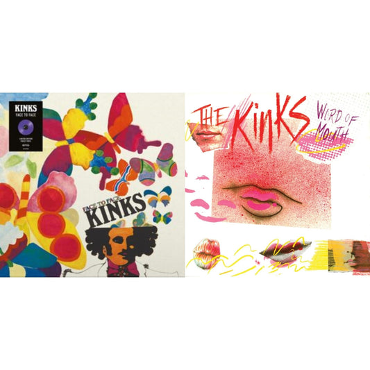 Kinks - Face To Face & Word Of Mouth (180G/Red LP Vinyl/Limited Edition/Gatefold Cover & Poster)