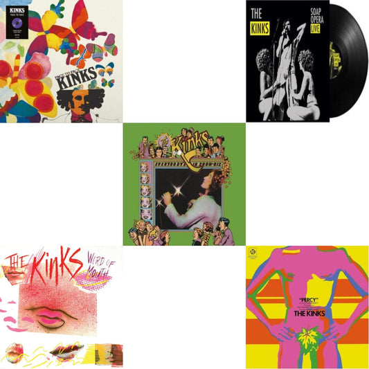 Kinks - Face To Face & Everybody's In Show-Biz (2022 Standalone/2LP) & Percy & Soap Opera Live (140G) & Word Of Mouth (180G/Red LP Vinyl/Limited Edition/Gatefold Cover & Poster)