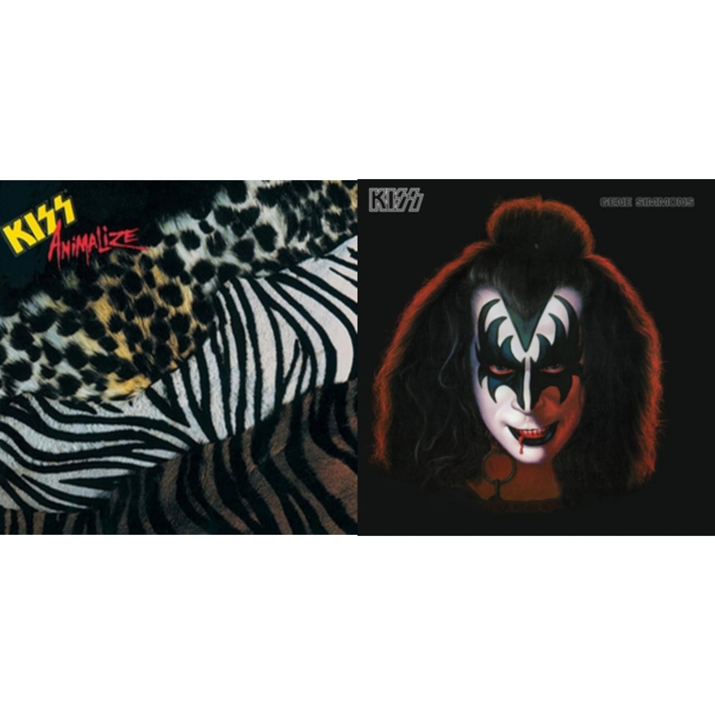 Kiss - Animalize & Gene Simmons - LP Vinyl Bundle