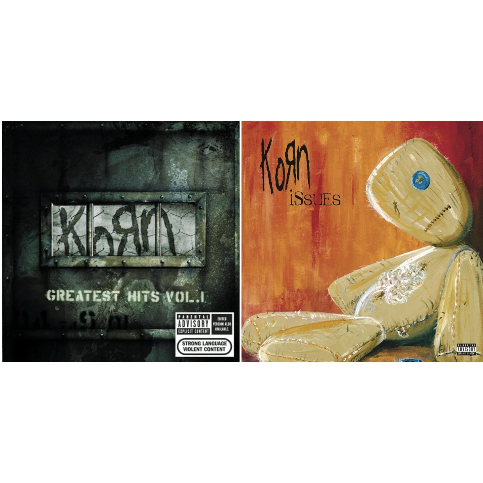 Korn - Greatest Hits Vol.1 & Issues (Explicit) - CD Bundle