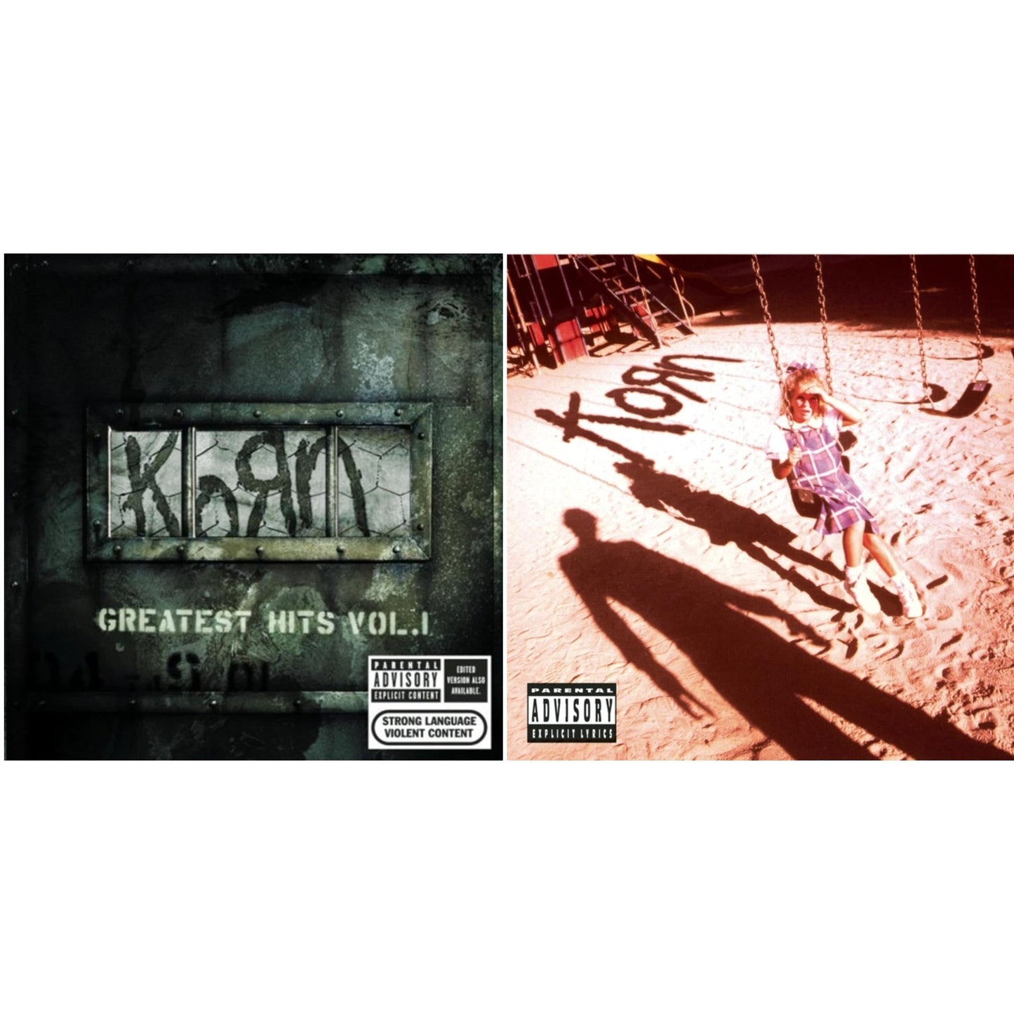 Korn - Greatest Hits Vol.1 & Korn (Explicit) - CD Bundle