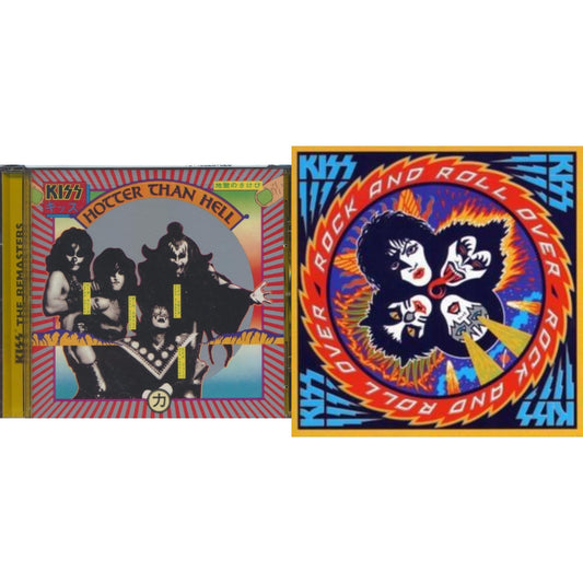 Kiss - Hotter Than Hell & Rock & Roll Over - CD Bundle