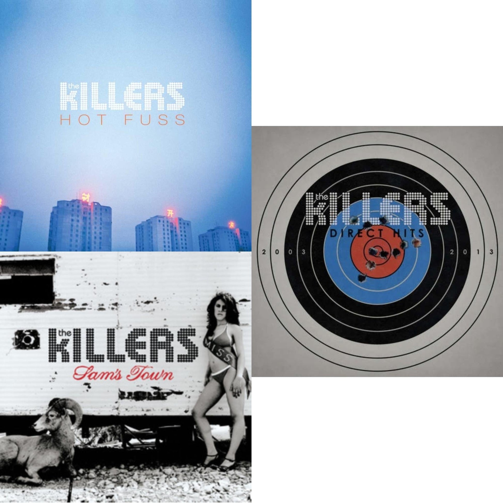 Killers - Hot Fuss & Sam's Town & Direct Hits - CD Bundle